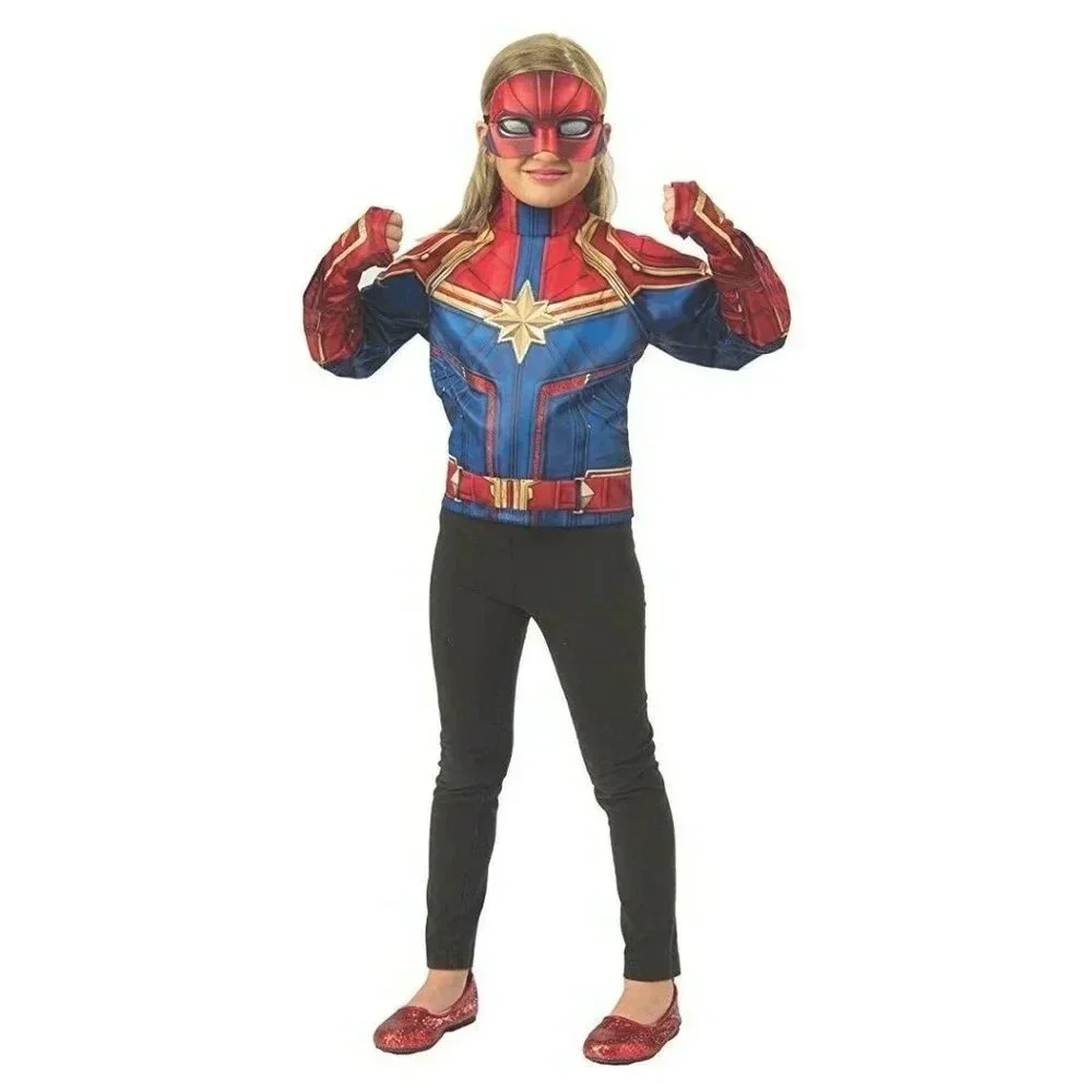 Captain Marvel Deluxe Dress Up Costume Size 4+